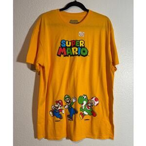Super Mario Brothers Men's Size L Officially Licensed HYBRID Graphic Tee T-Shirt